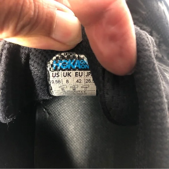 Hoka One One Gaviota 4 Black White Athletic Running Shoes Women's  Size 9.5B - Picture 8 of 10